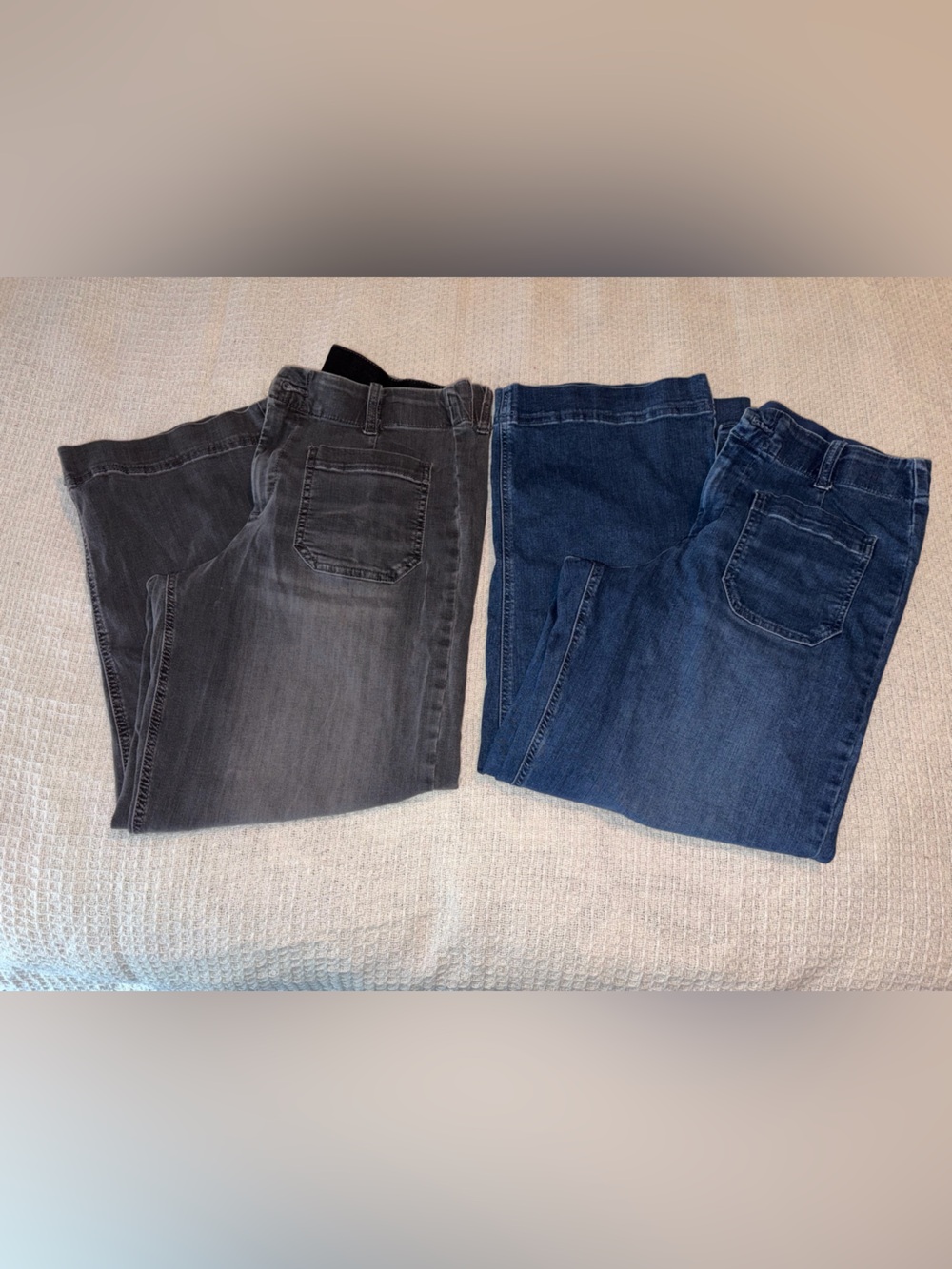 Natural Reflections Gray and Blue jeans